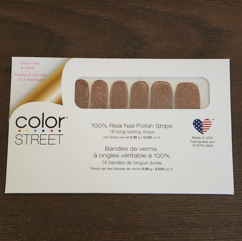 Color Street Glitter Nail Polish Strips-Retired Color "SAHARA JEWEL" NWT